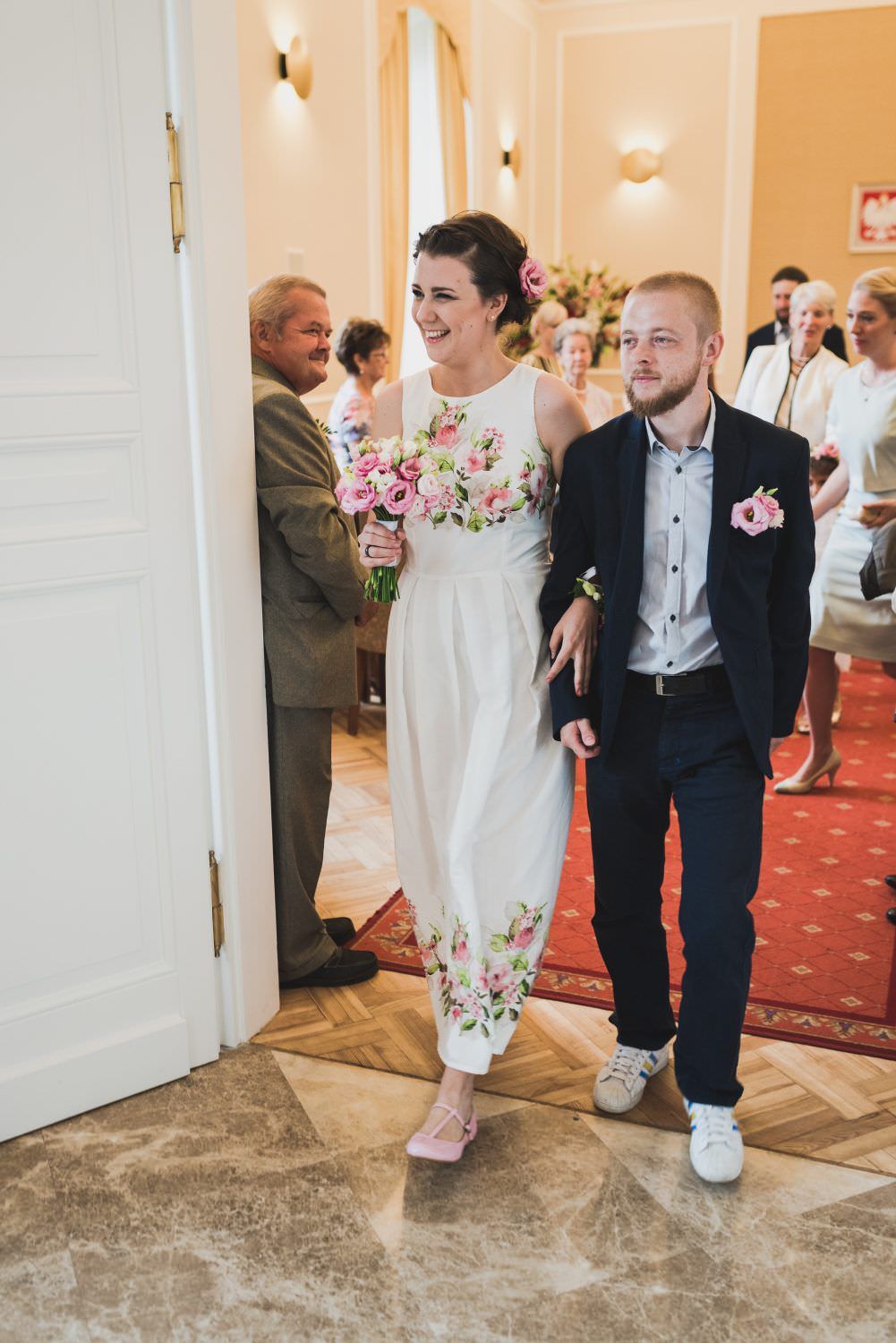 Wedding in the Warsaw's Old Town
