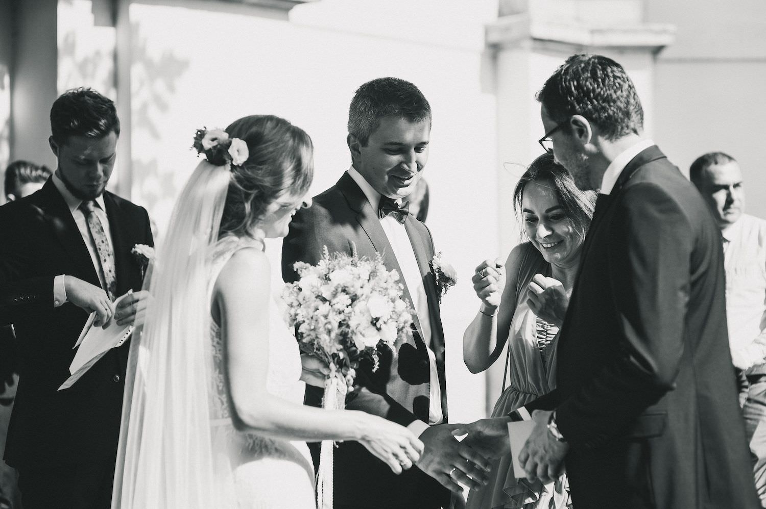 black and white wishes for marriage