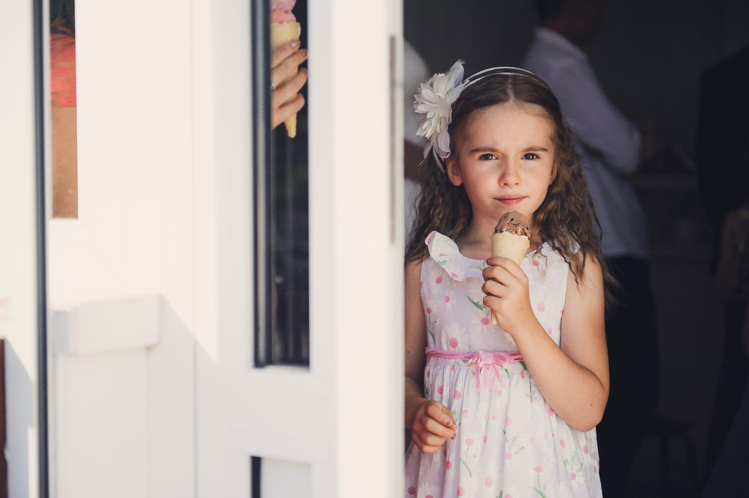 kid with ice cream