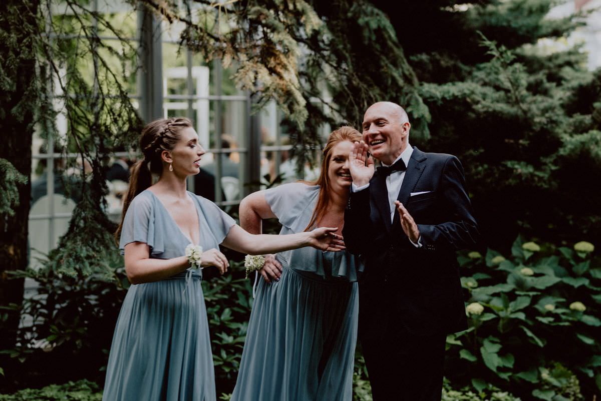 father says something