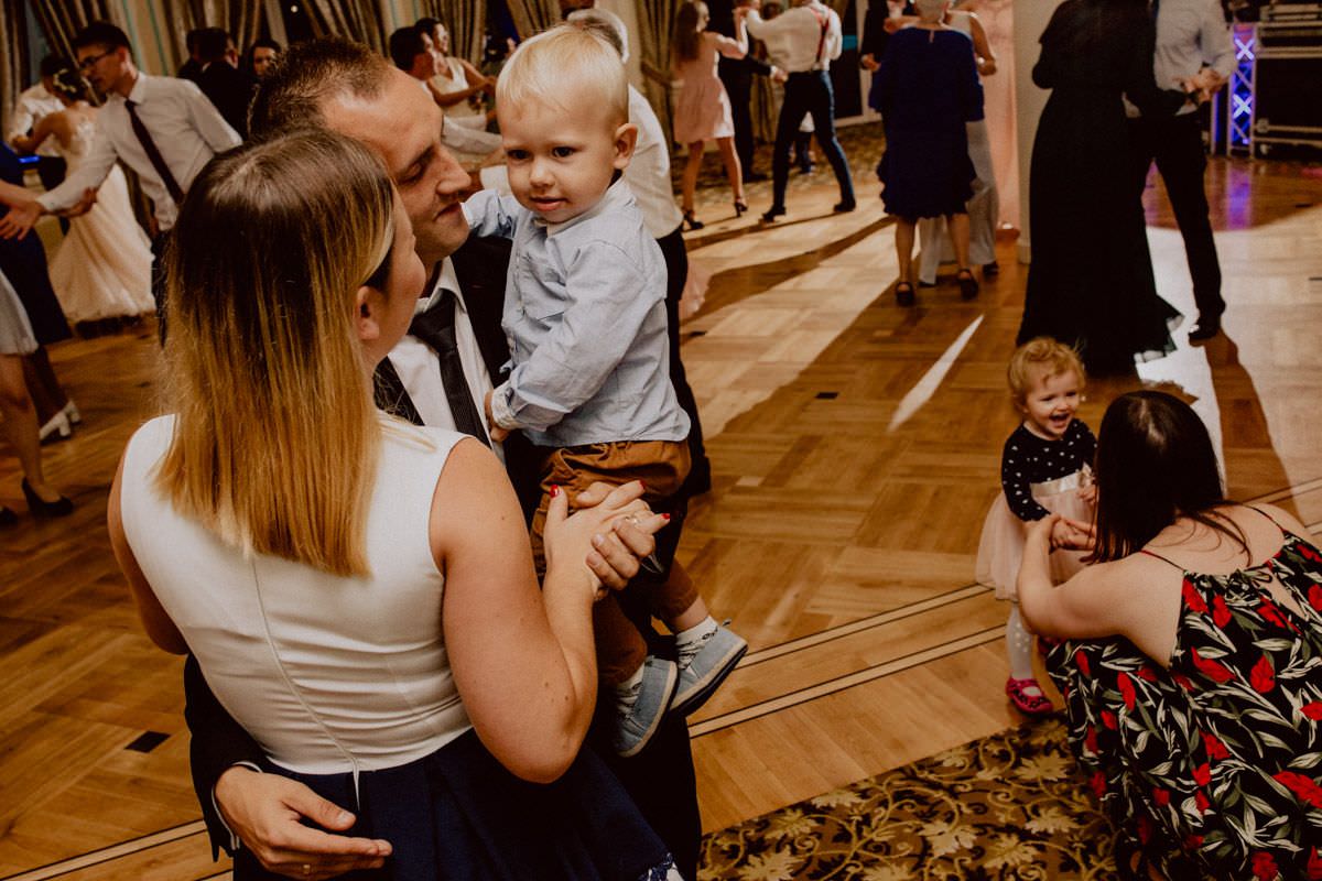 child on wedding party